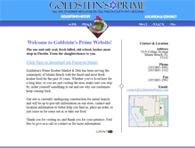 Tablet Screenshot of goldsteinsprime.com